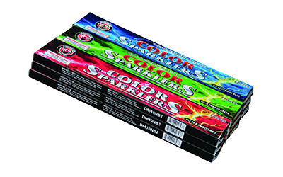 No. 10 Color Sparklers 96-pack